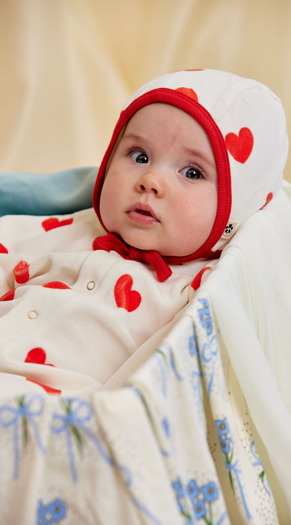 Hearts AOP Baby Jumpsuit