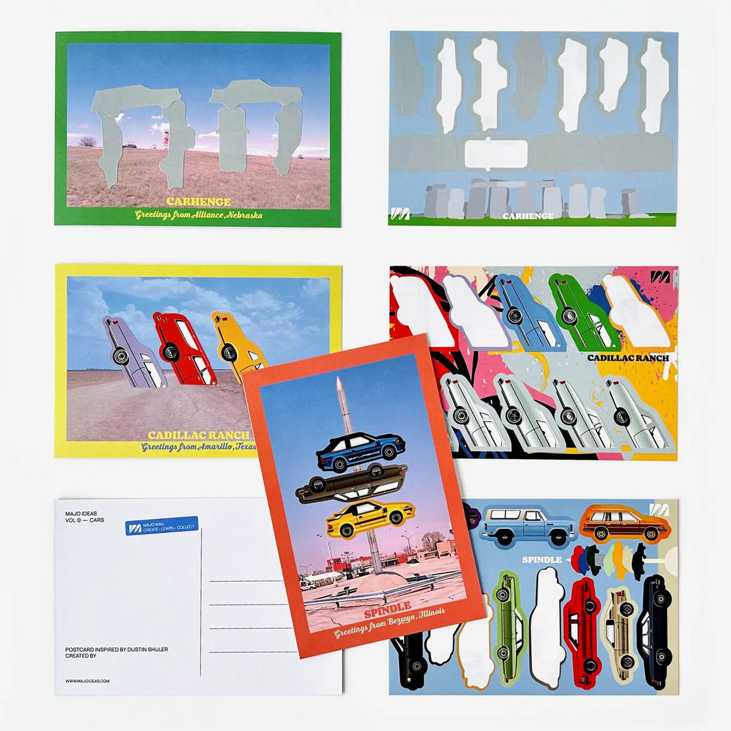 Cars Stickers Based Art Pack