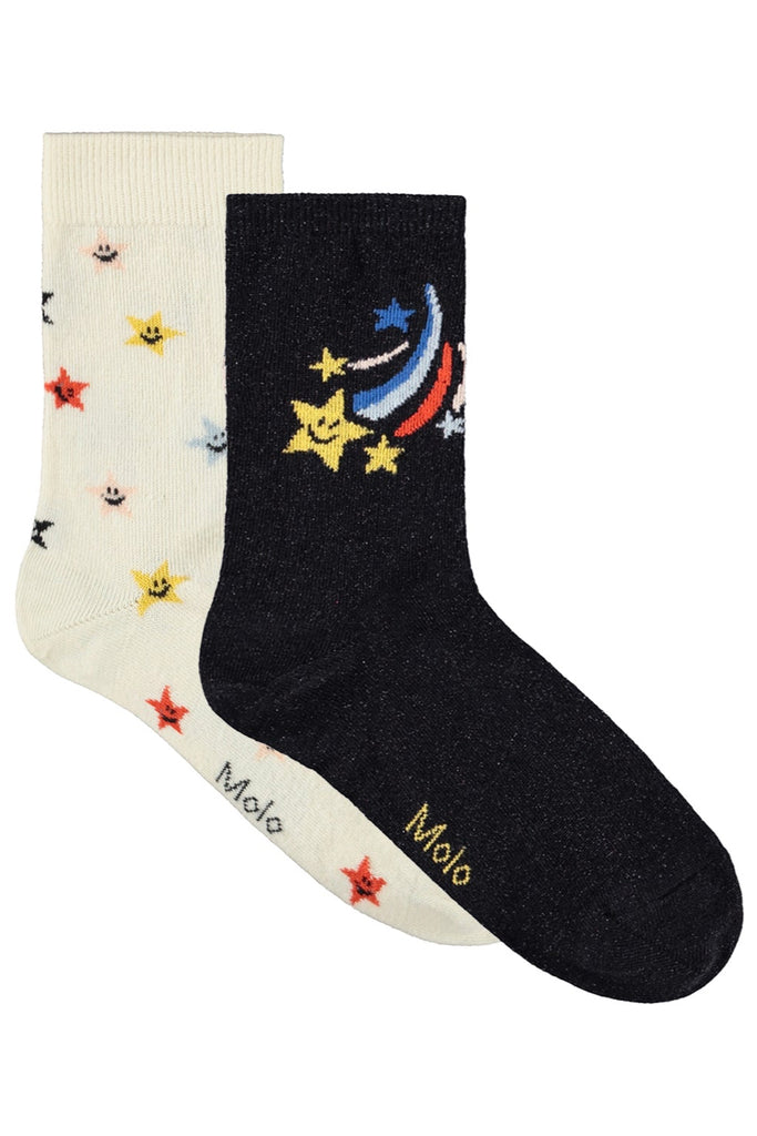 Nomi 2pk Socks - Black
