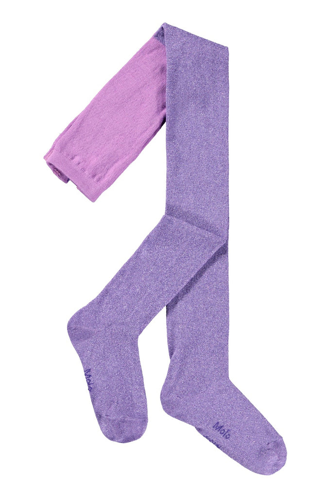 Glitter Tights - Purple Ray