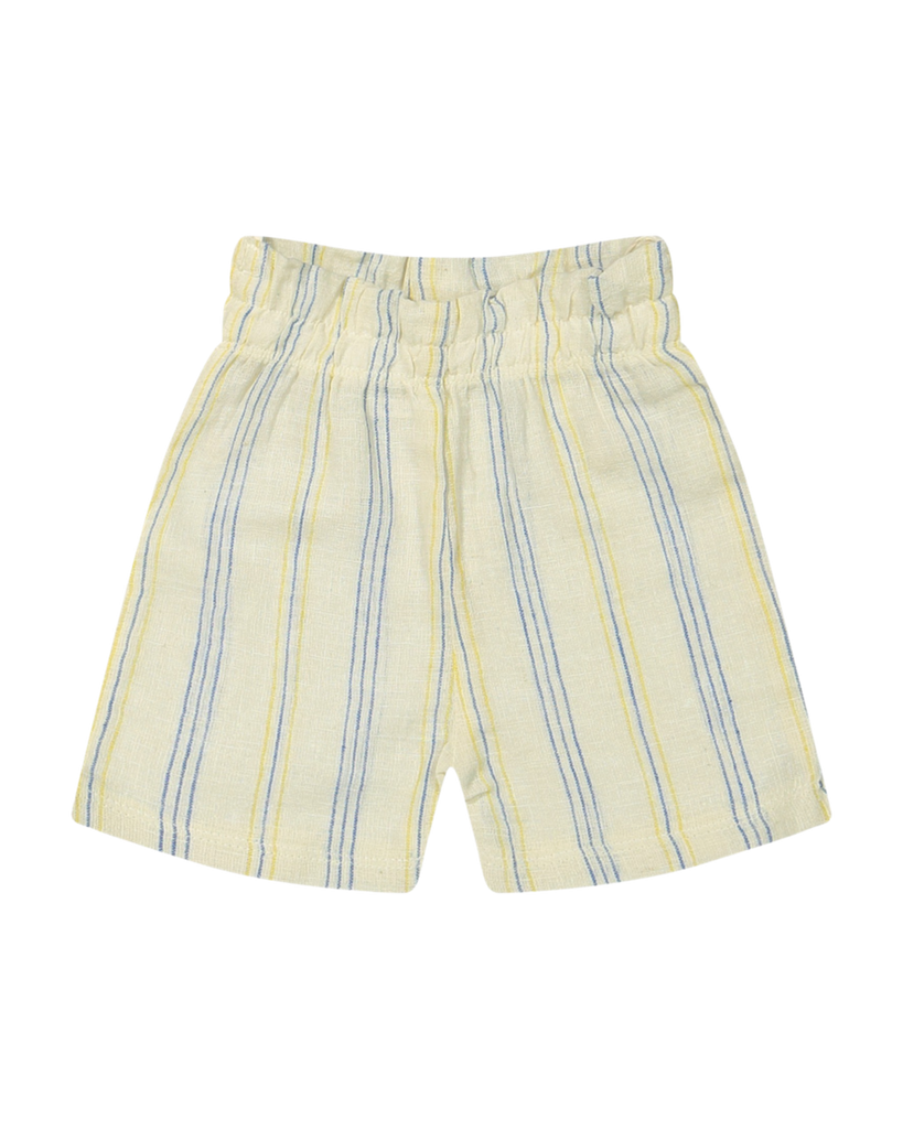 Riffle Linen Stripe Shorts