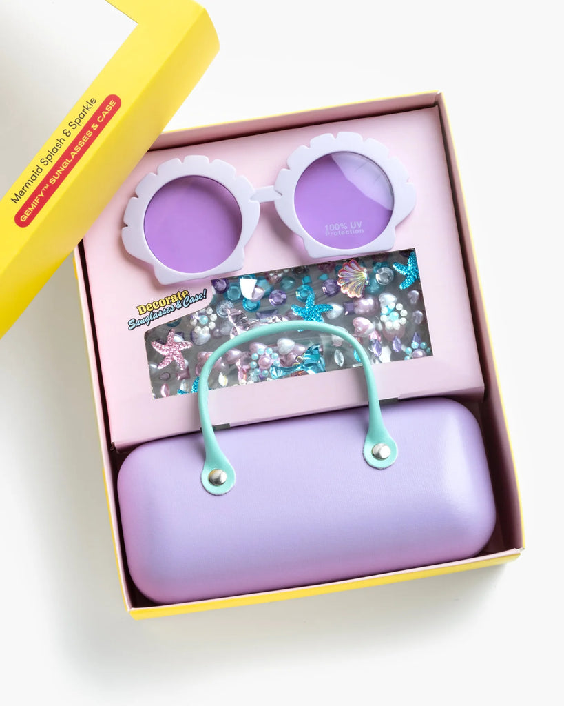 Mermaid Splash & Sparkles Sunglasses w/ Case