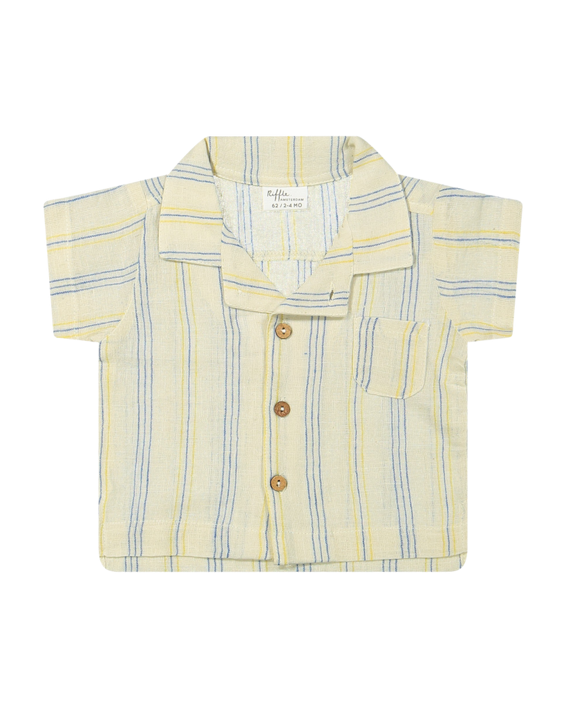 Riffle Linen Stripe Shirt