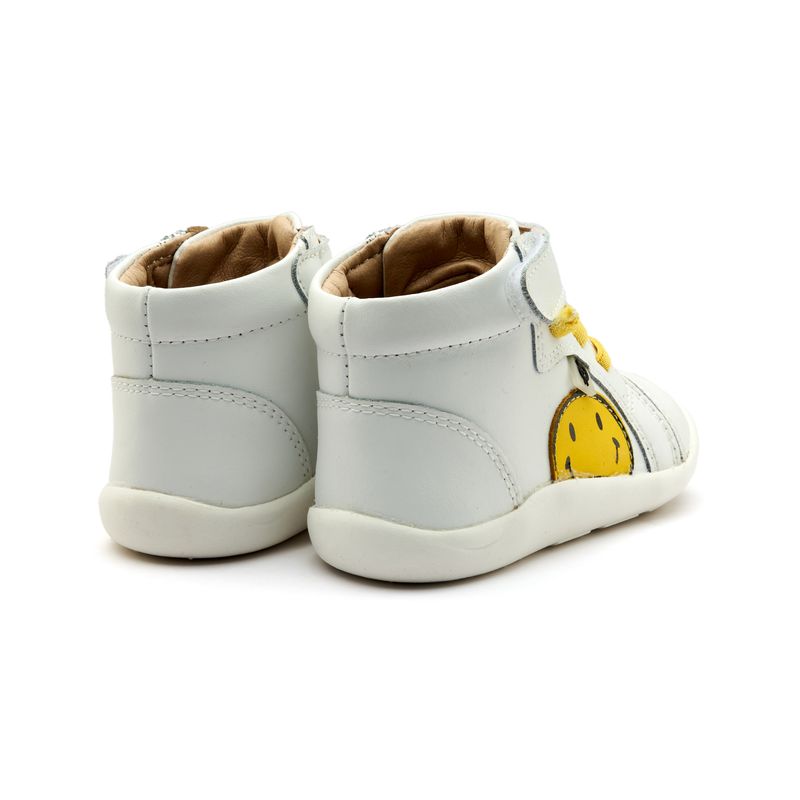 Smiley Ground - Snow/Fluro Yellow