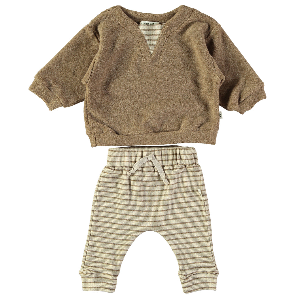 Brown Stripe Set