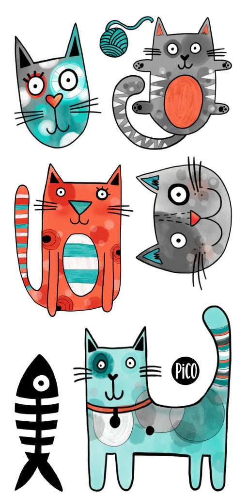 PIco Bibi the Gray Cat Tattoos