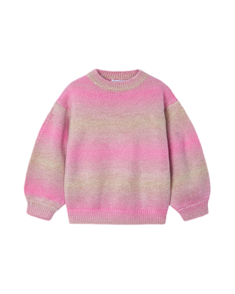 Mayoral Gradient Stripe Sweater