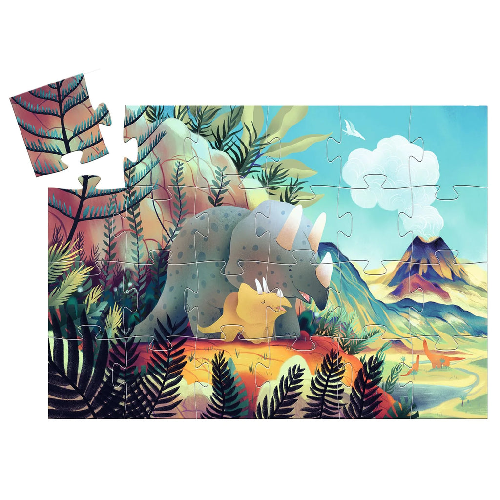 Teo the Dinosaur 24pc Silhouette Puzzle