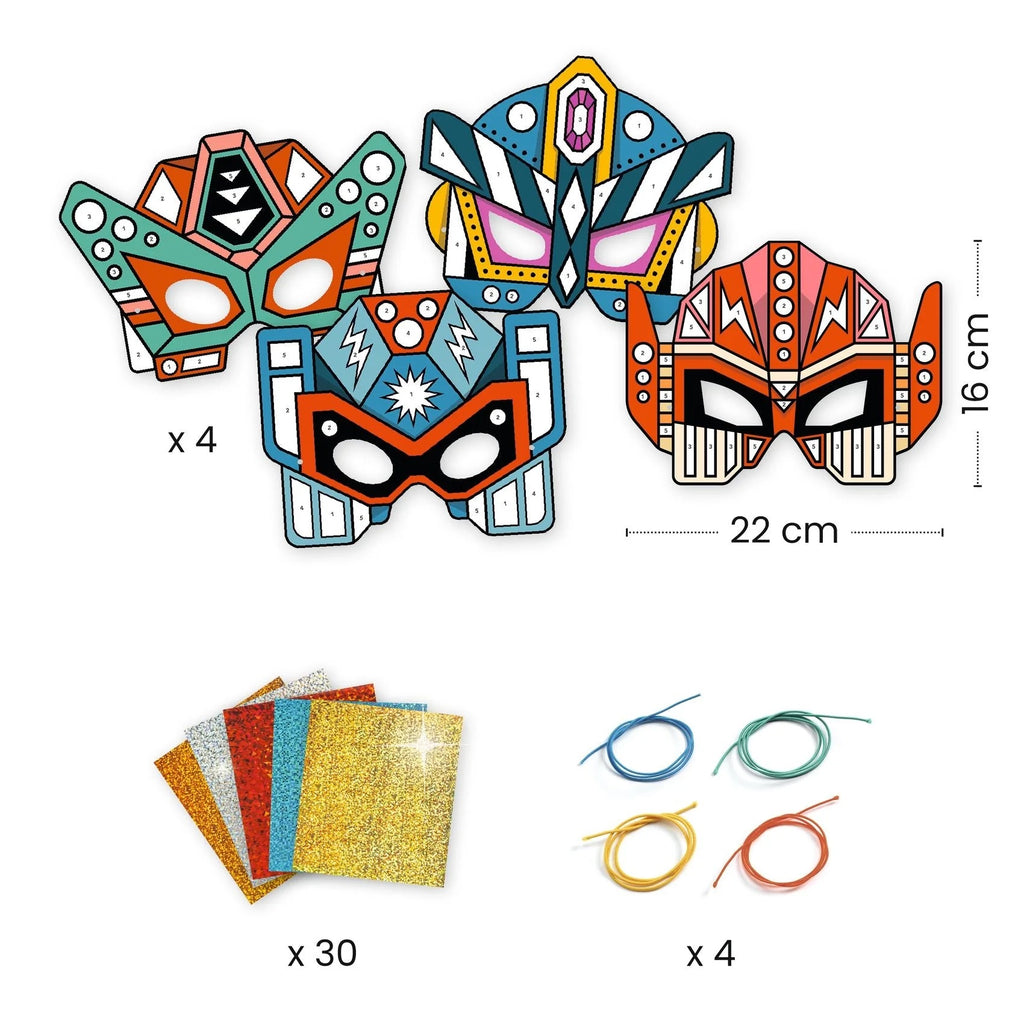 Djeco Super Robots DIY Masks