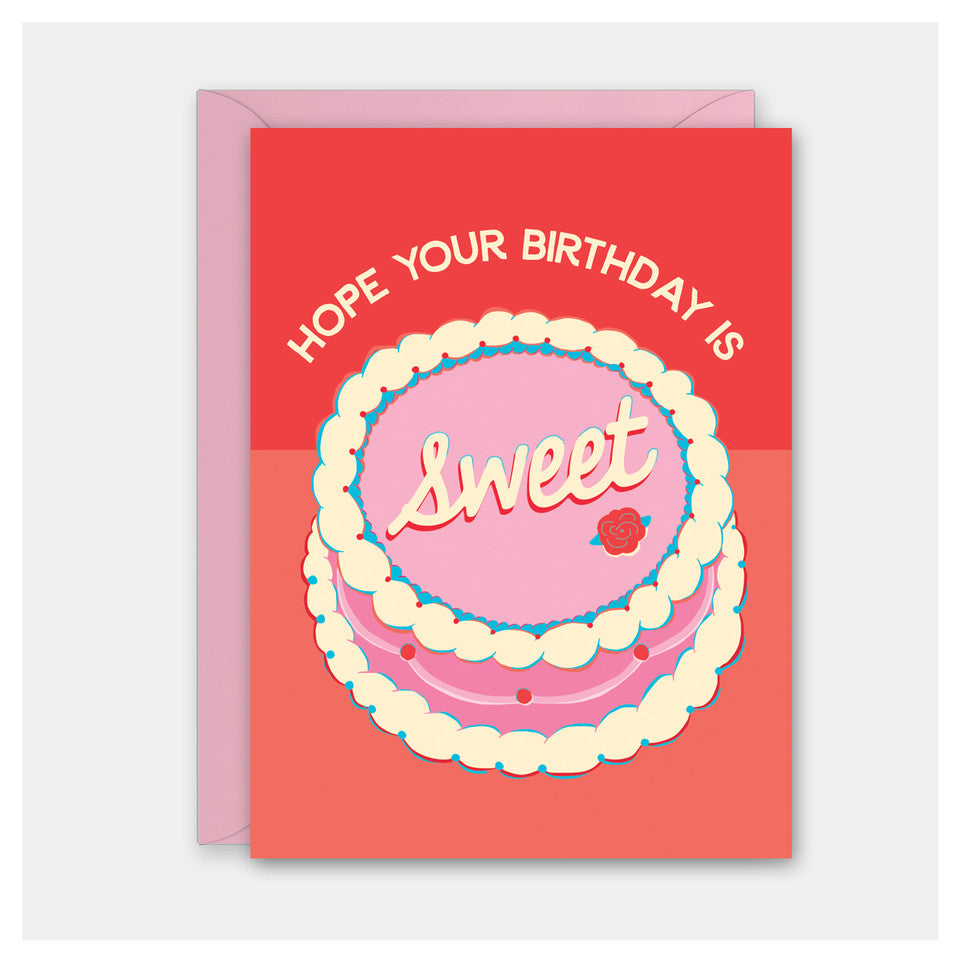 Sweet Cake Birthday Card
