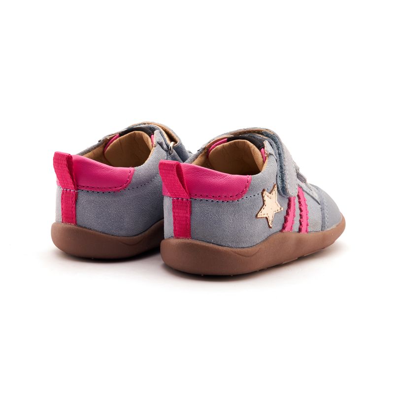 WOS Ground - Dusty Blue Suede/Rosy