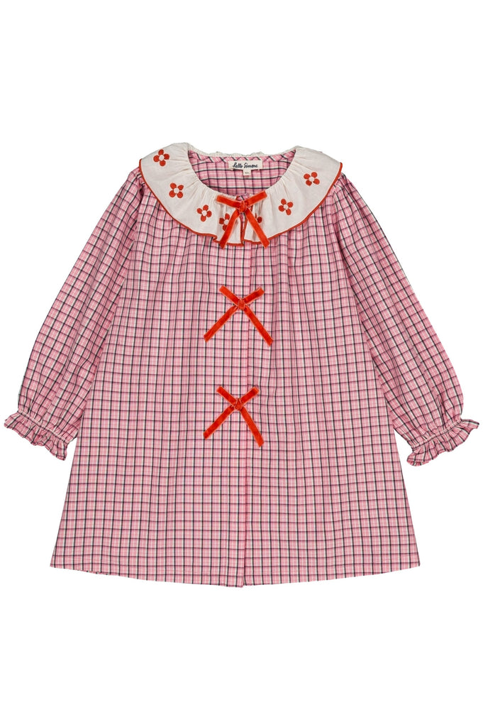 Groseille Dress - Pink Check