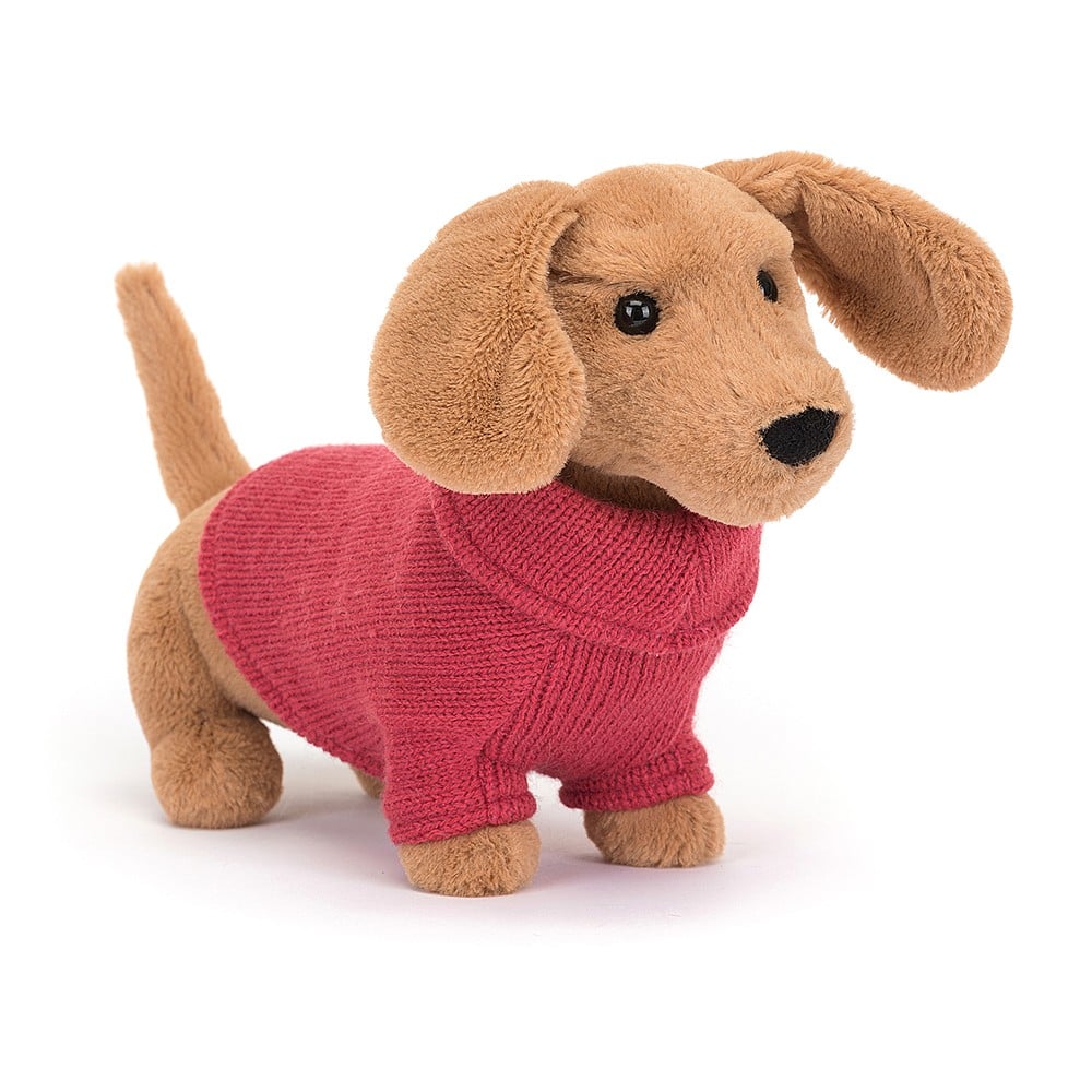 JC Sweater Sausage Dog Pink