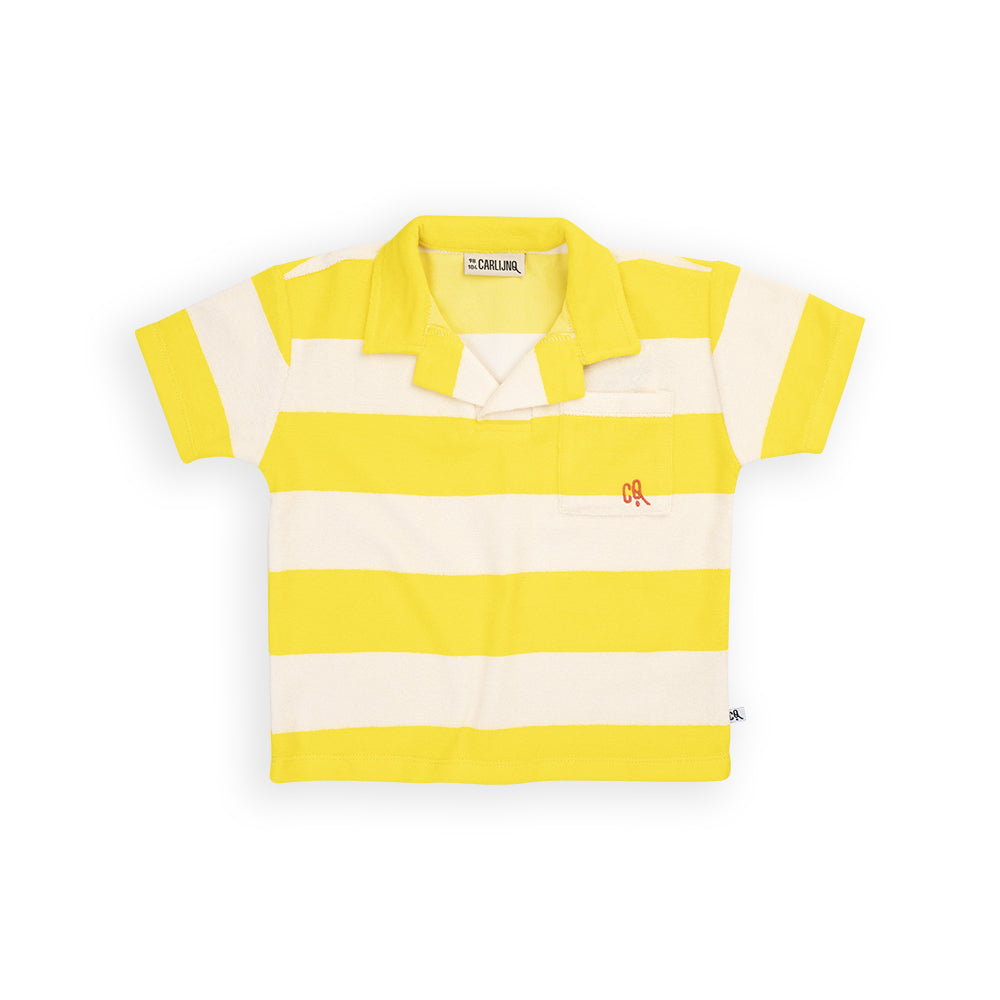 CQ Yellow Stripes Polo