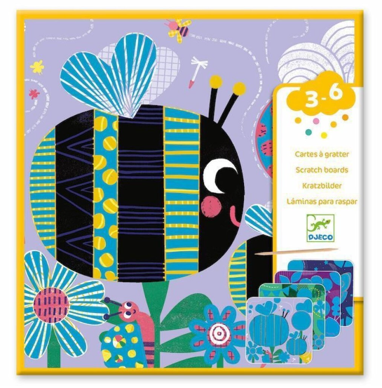 Djeco Bugs Scratch Cards