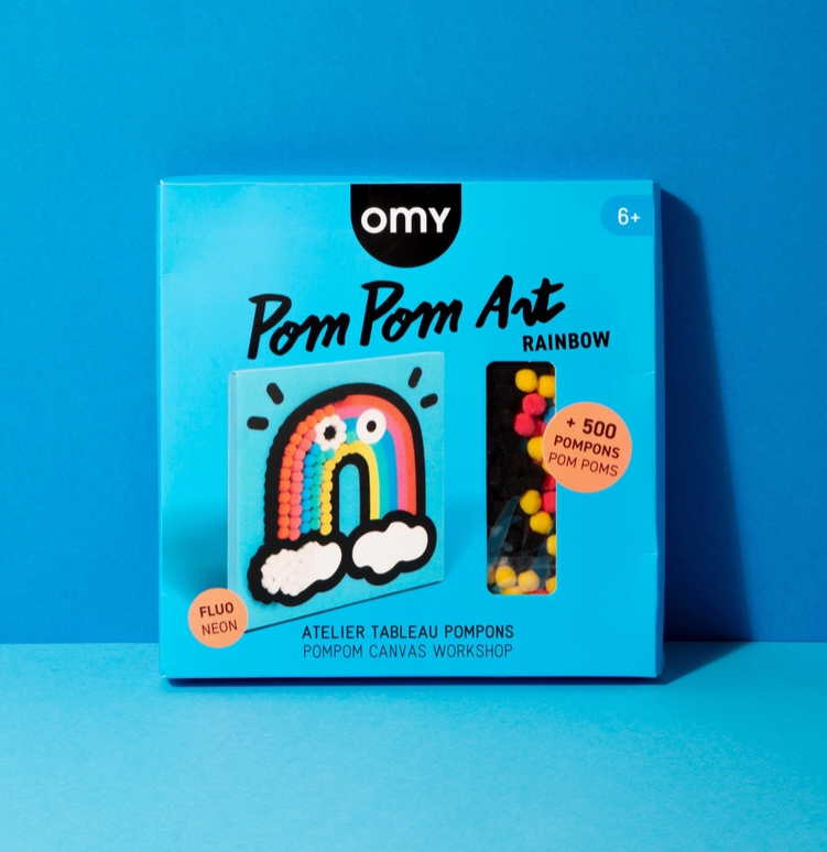 OMY Pom Pom Art - Rainbow