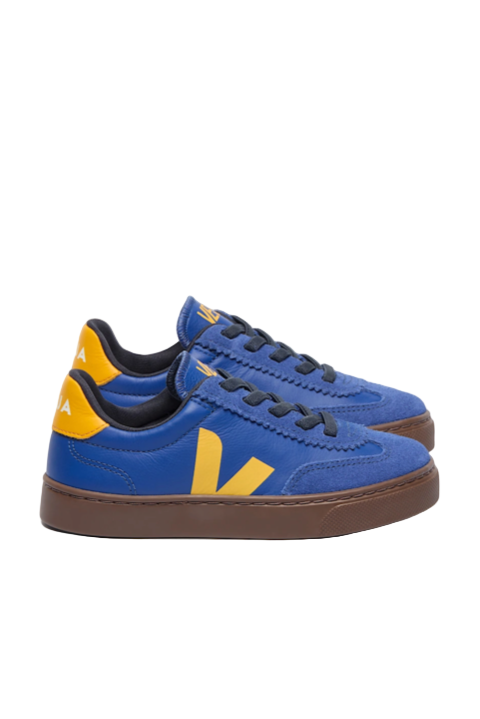 Volley Leather - Atlantic/Ouro/Bark