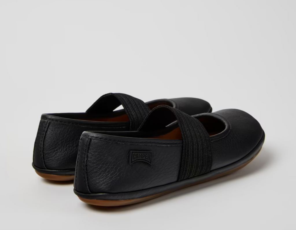 Black Right Ballet Flats