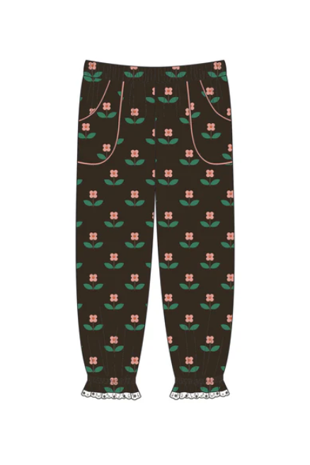 Mignon Pants - Flora Chocolate