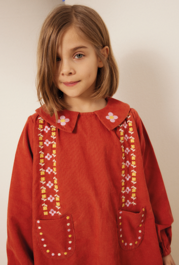 Gatsby Dress - Hazelnut