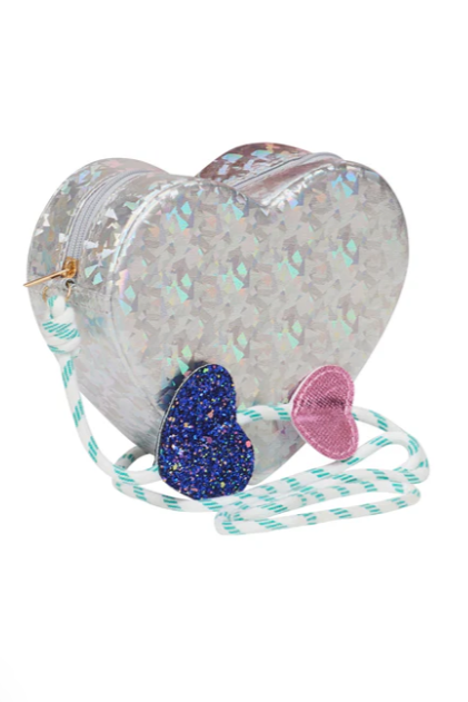 Holographic Heart Bag