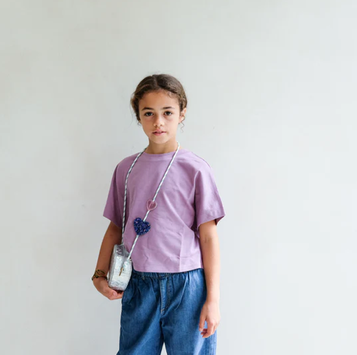 Holographic Heart Bag