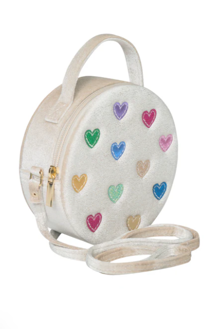 Jazzy Hearts Velvet Bag