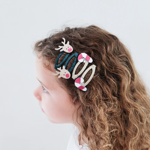 Rudolph & Candy Cane Clips