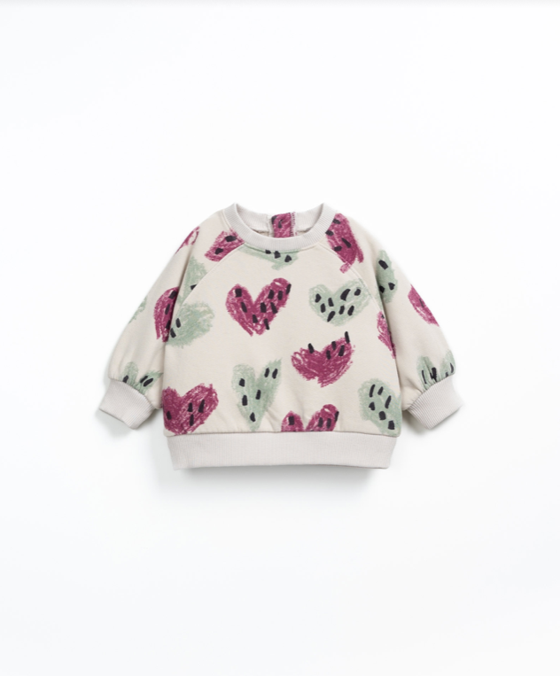 Hearts Fleece Sweater Set