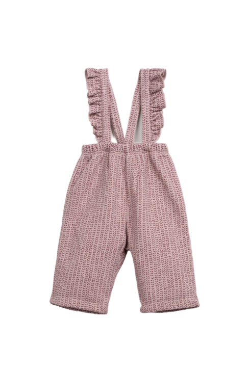 Printed Fleece Dungaree