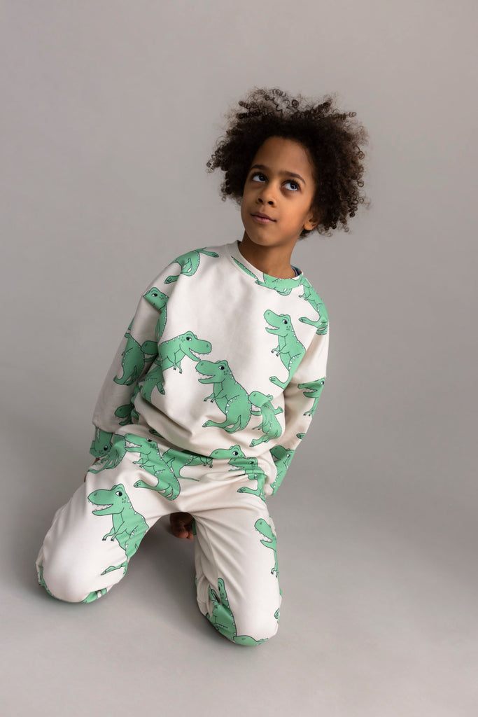 Sweatshirt - T-Rex Green