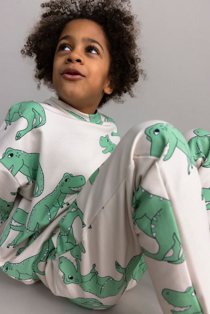 Sweatshirt - T-Rex Green