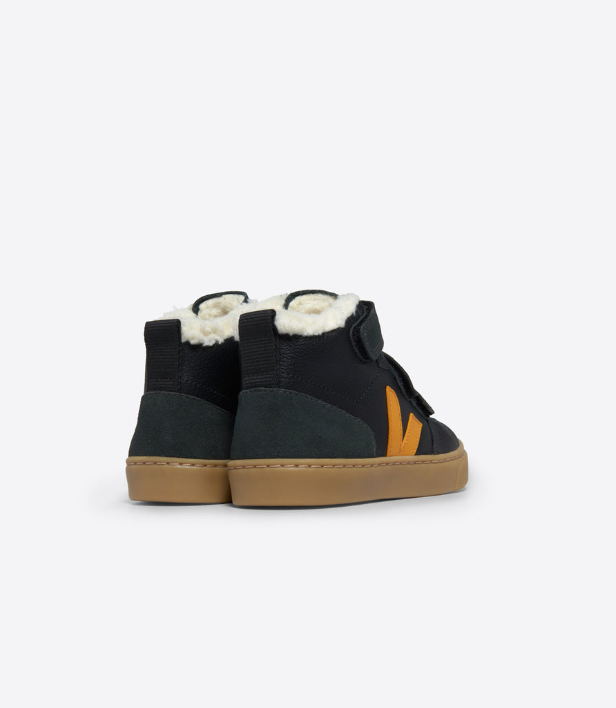 Veja V-10 Mid - Black_Ouro_Grafite