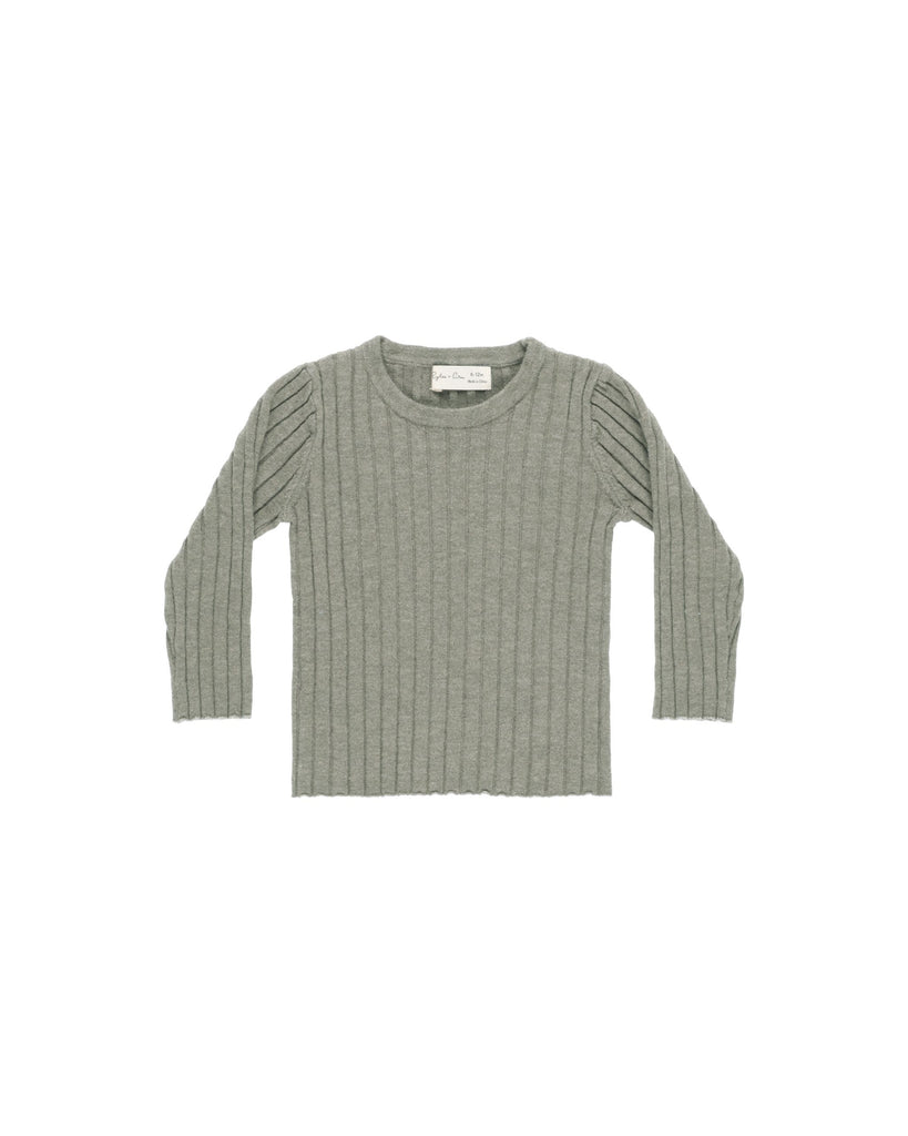 R & C Long Sleeve Knit Top