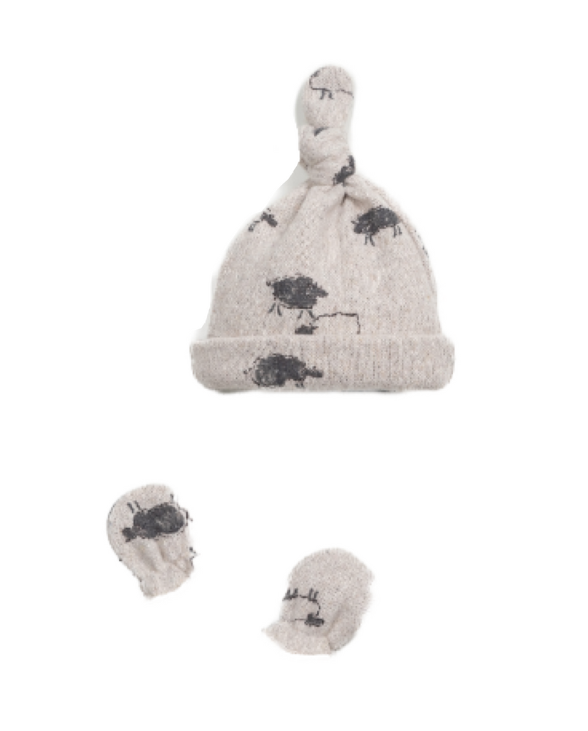 PU Mitts & Beanie Set