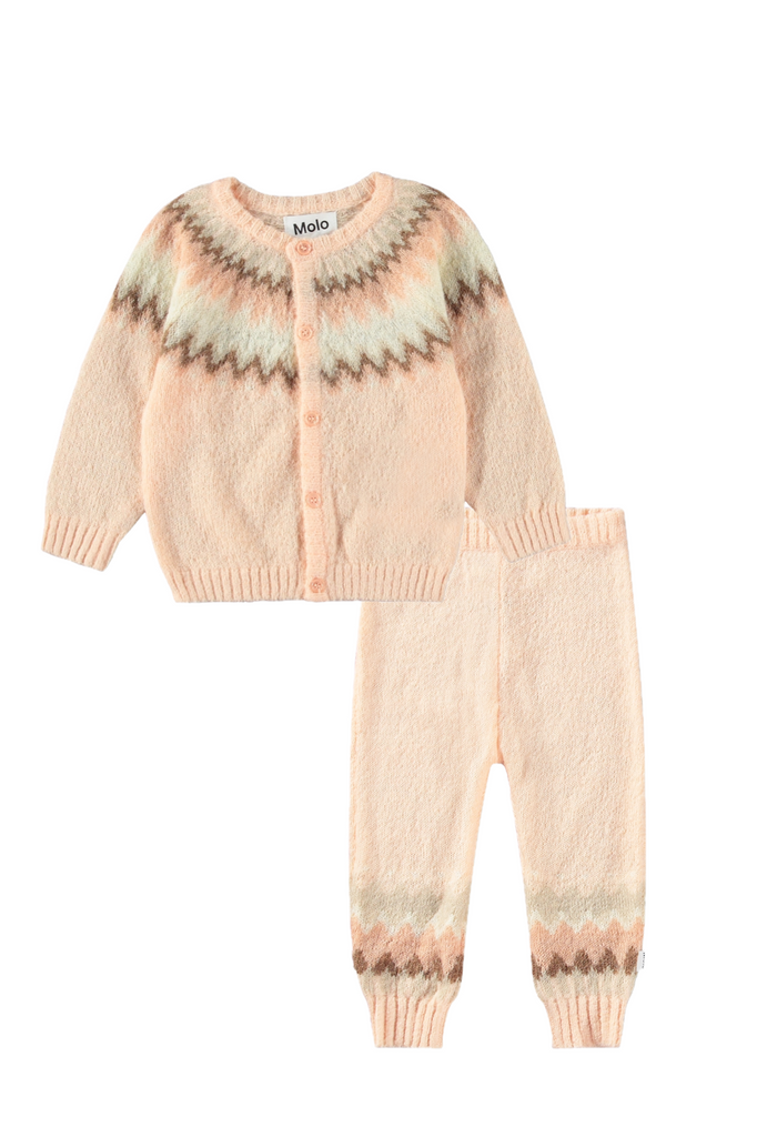 Molo Petal Blush Cardigan Set