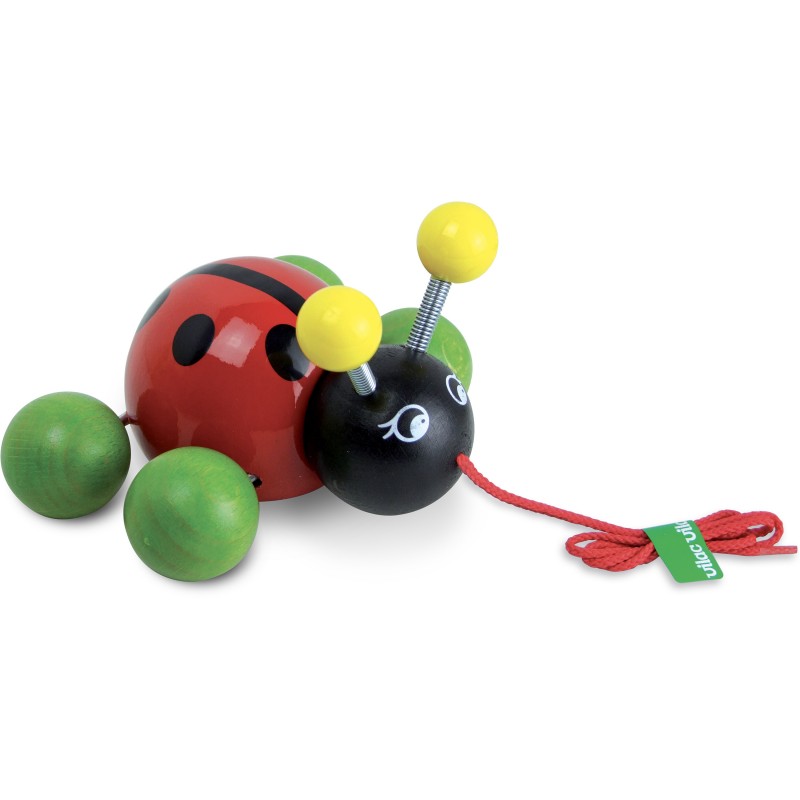 Vilac Baby Ladybug Pull Toy