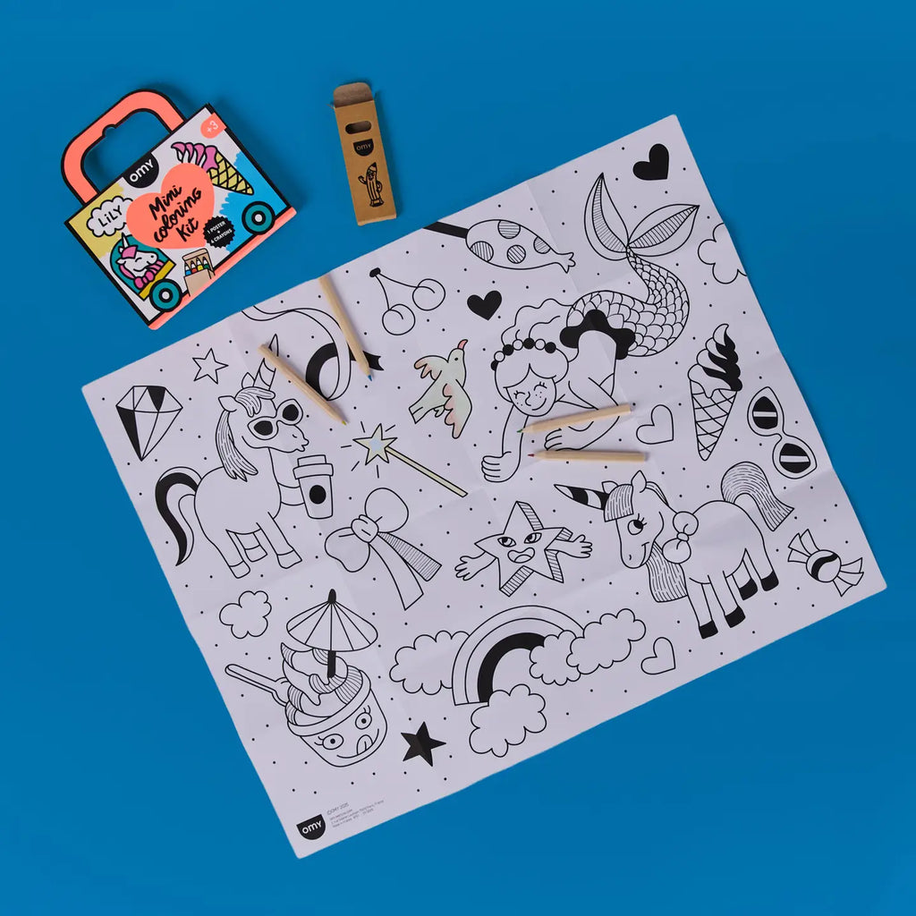 Mini Coloring Kit - Lily