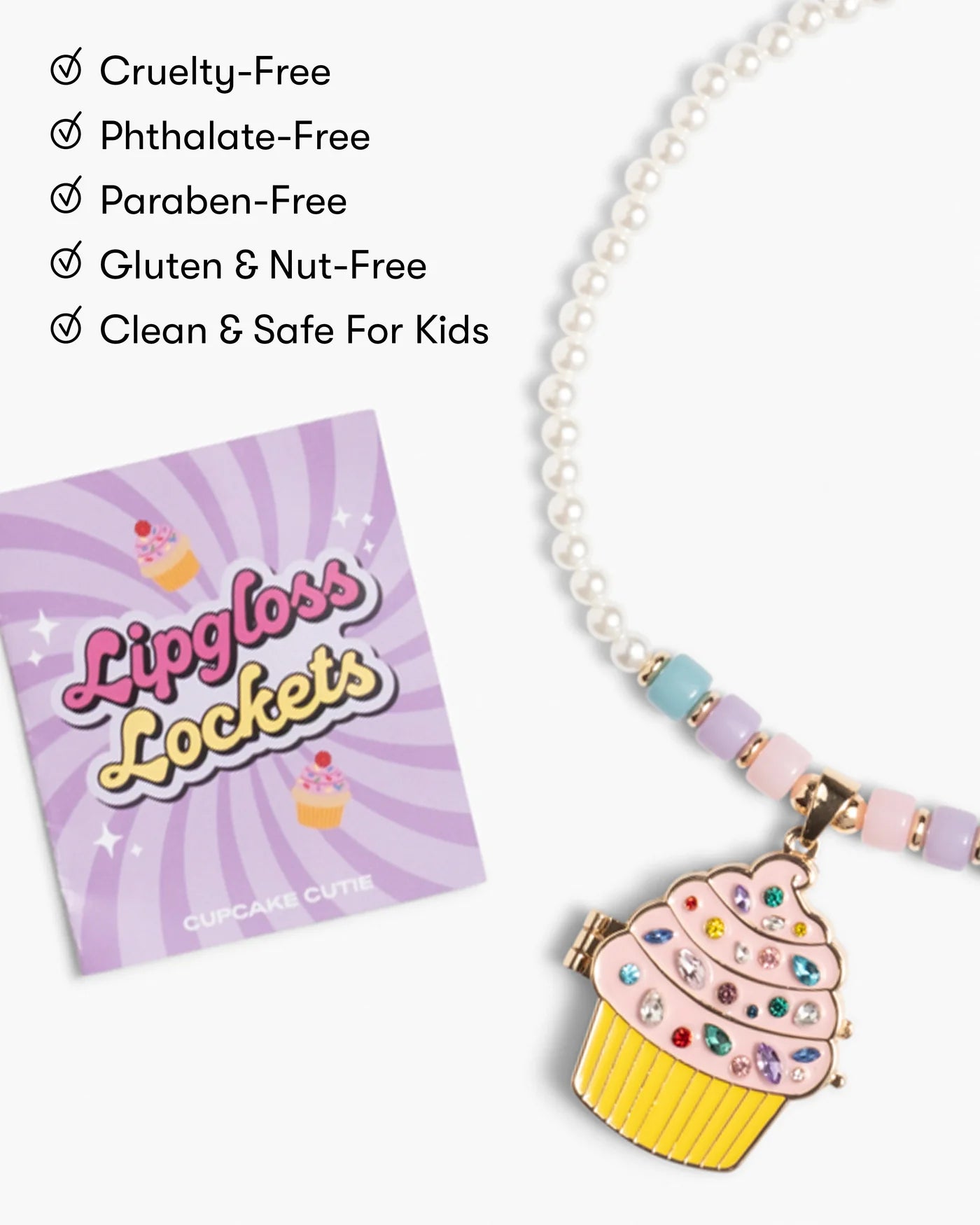 Cupcake Cutie Lipgloss Locket – Smoochie Baby