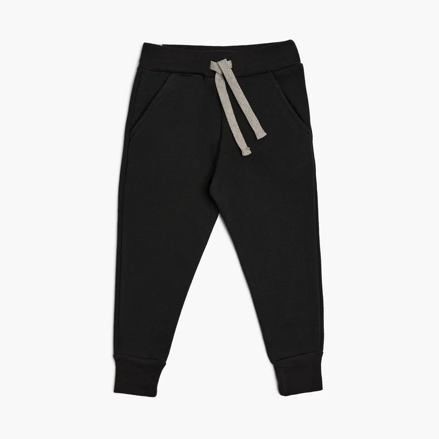 MiMi Plush Skinny Sweats - Black