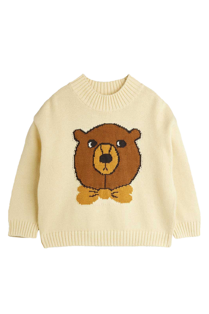Bear Intarsia Knit Sweater