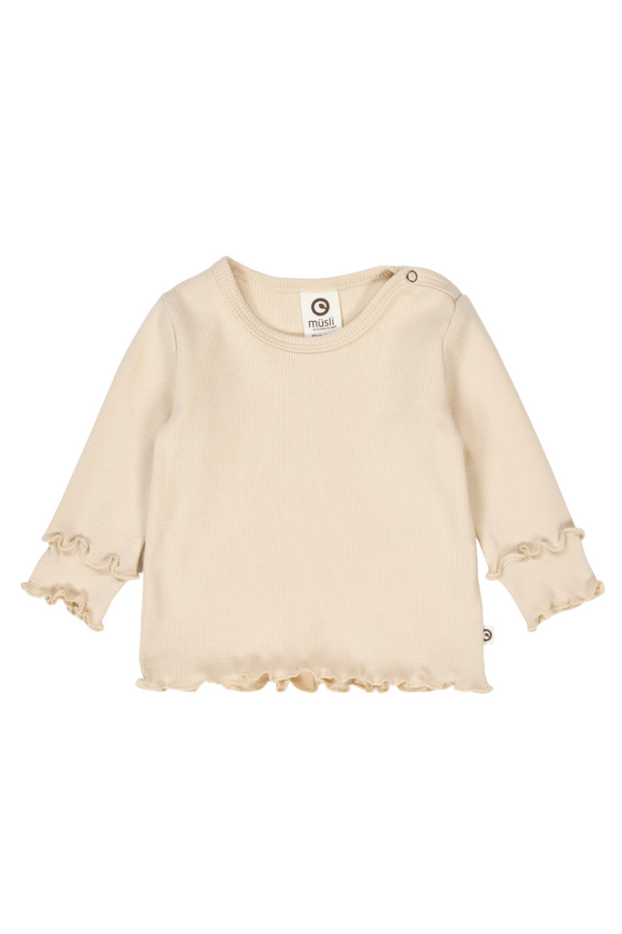 Baby Cozy Ruffle LS Tee