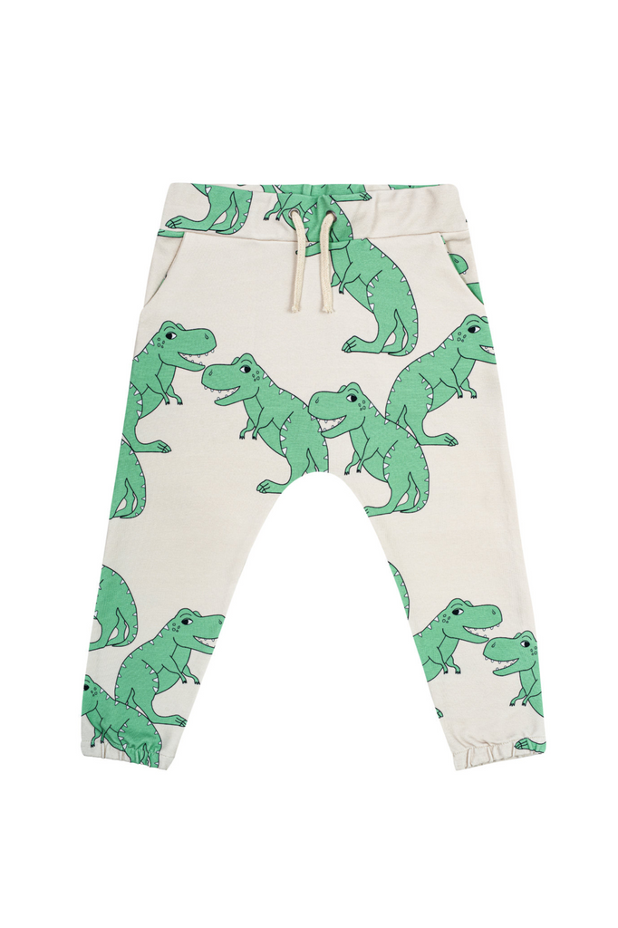Sweatpants - T-Rex Green
