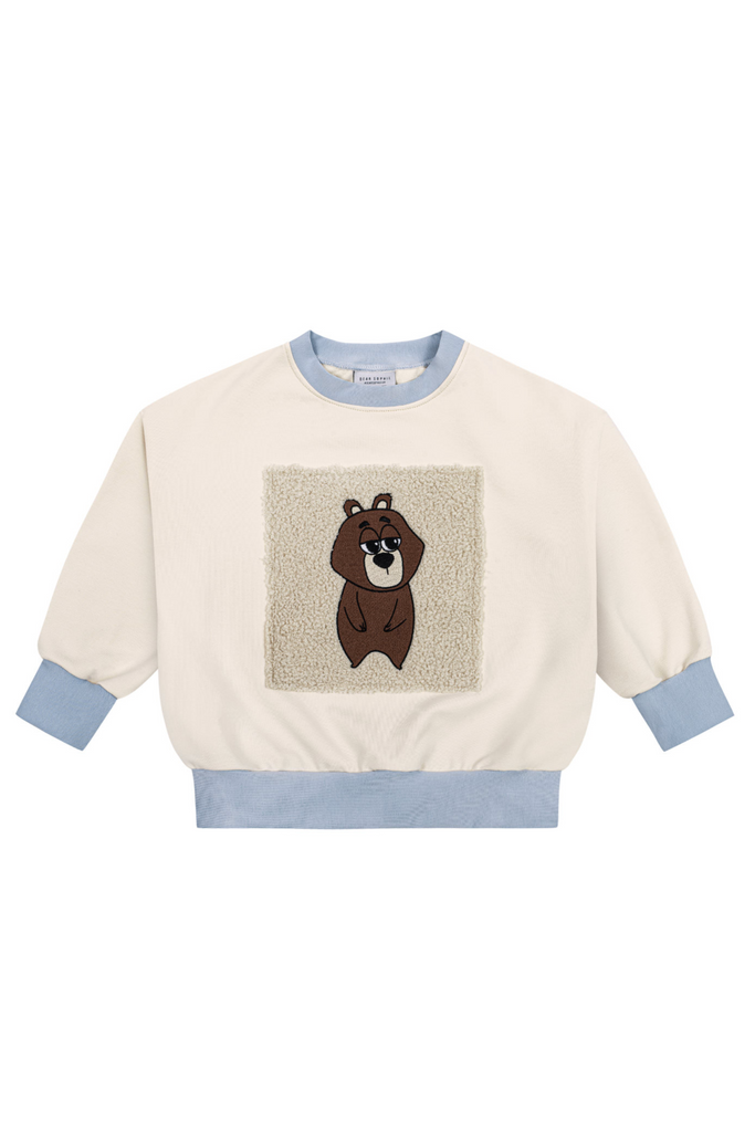Sweatshirt - Bear Off-White