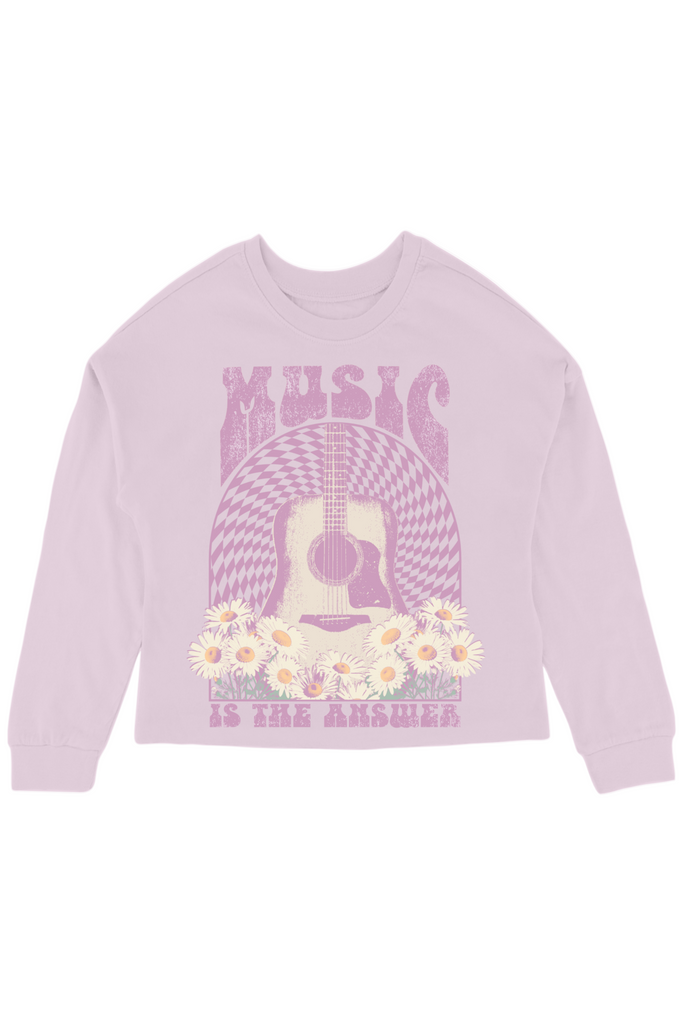 Music Oversized LS Tee