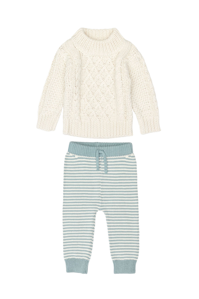 Baby Braided Sweater Set