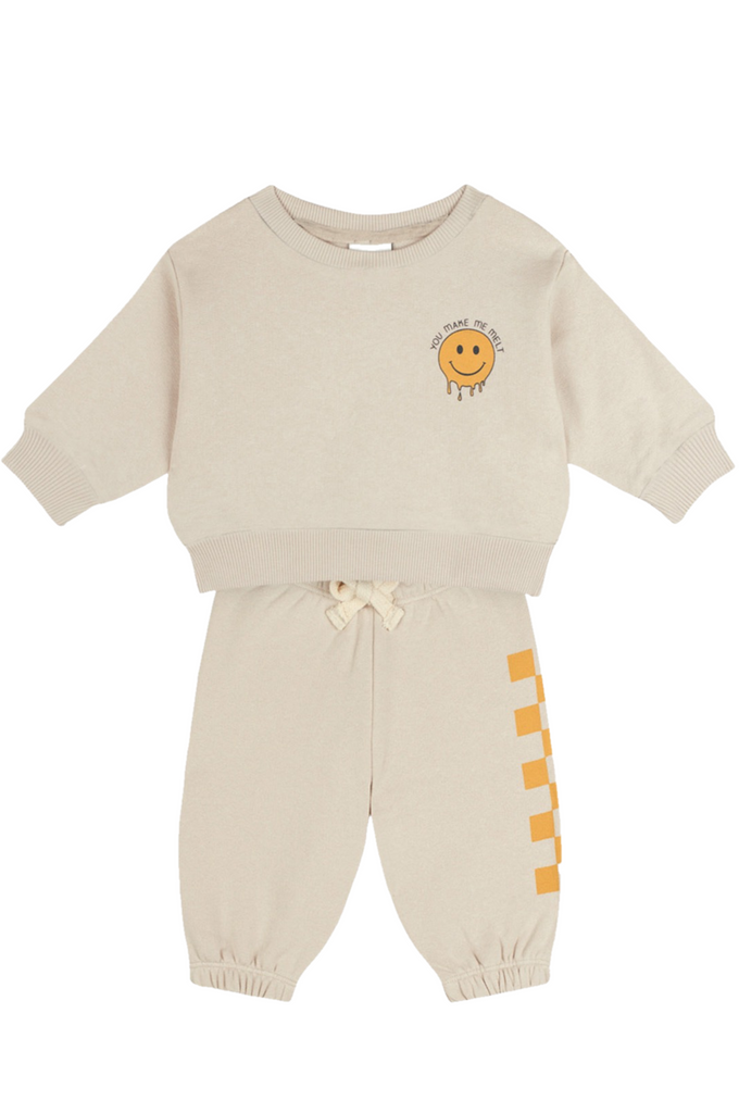 Baby Smiley Sweat Set