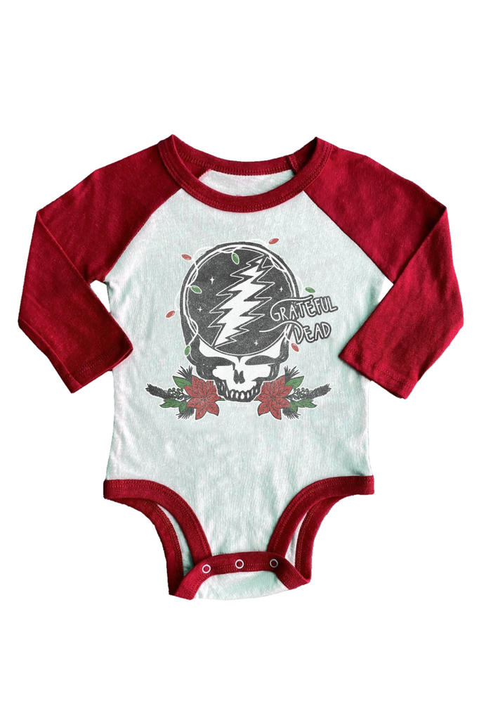 Grateful Dead Holiday Raglan Onesie