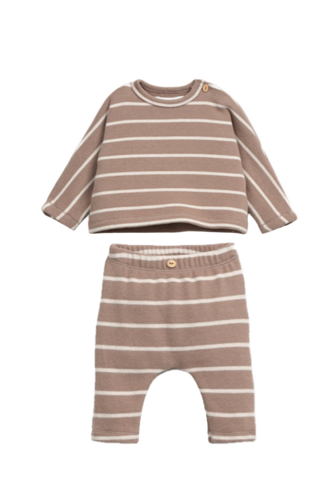 Striped Jersey Sweater Set