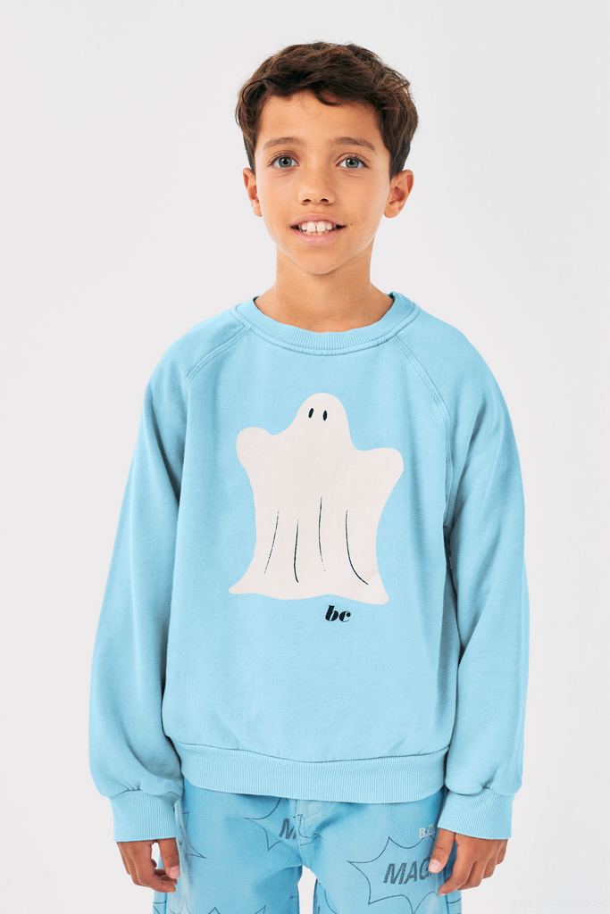 BC Funny Ghost Raglan Sleeve Sweatshirt